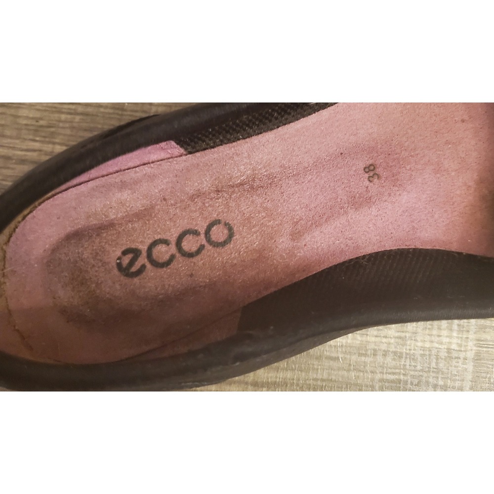 Ecco Sense Ballet Flat Shoes Womens Size 38‎ US 7 Black - Picture 9 of 11